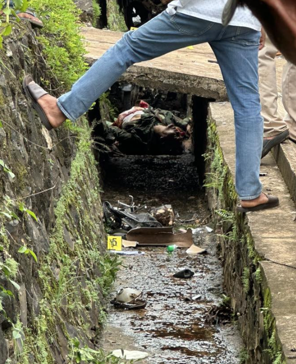 Ragdolled in a gutter - 2
