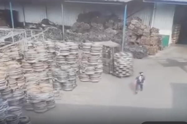 Killed by a forklift