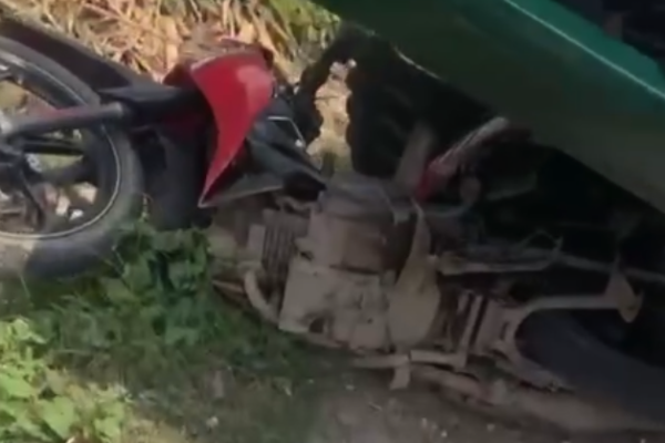Aftermath of a speeding motorbike: 1 killed and 1 injured