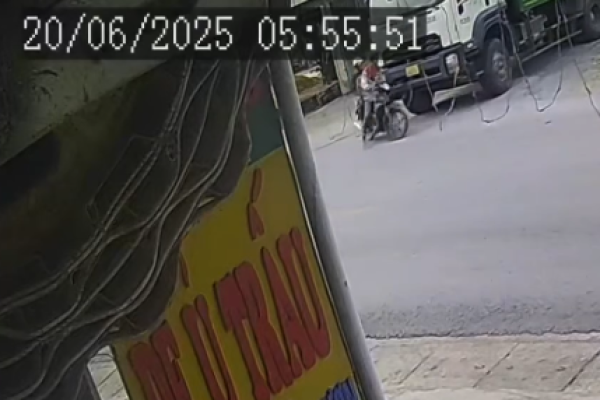 It's never a good idea to cut off a truck.